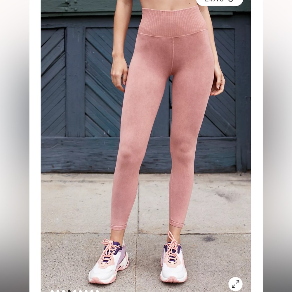 Free people Good Karma 7/8 leggings XS/S Desert dune